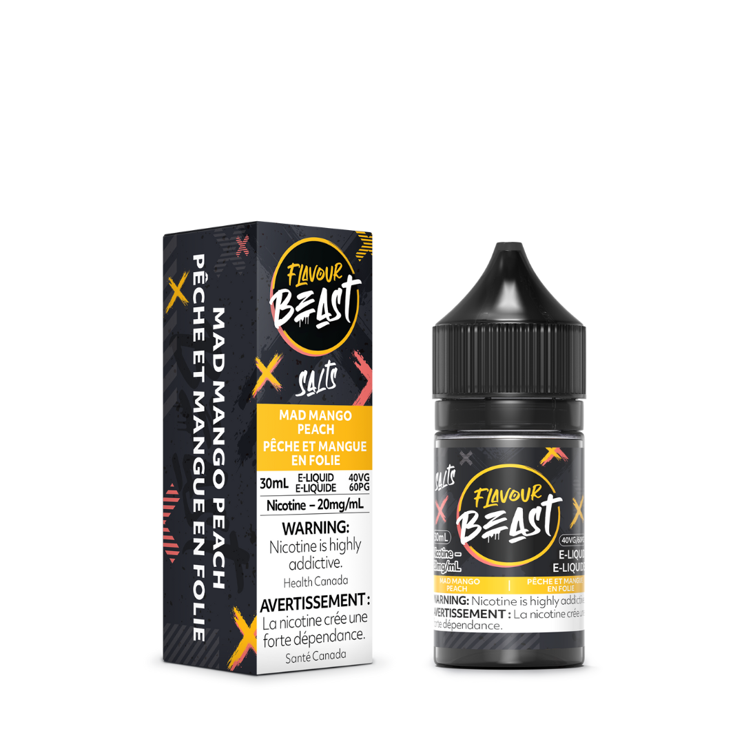 Flavour Beast Salt Nicotine Mad Mango Peach