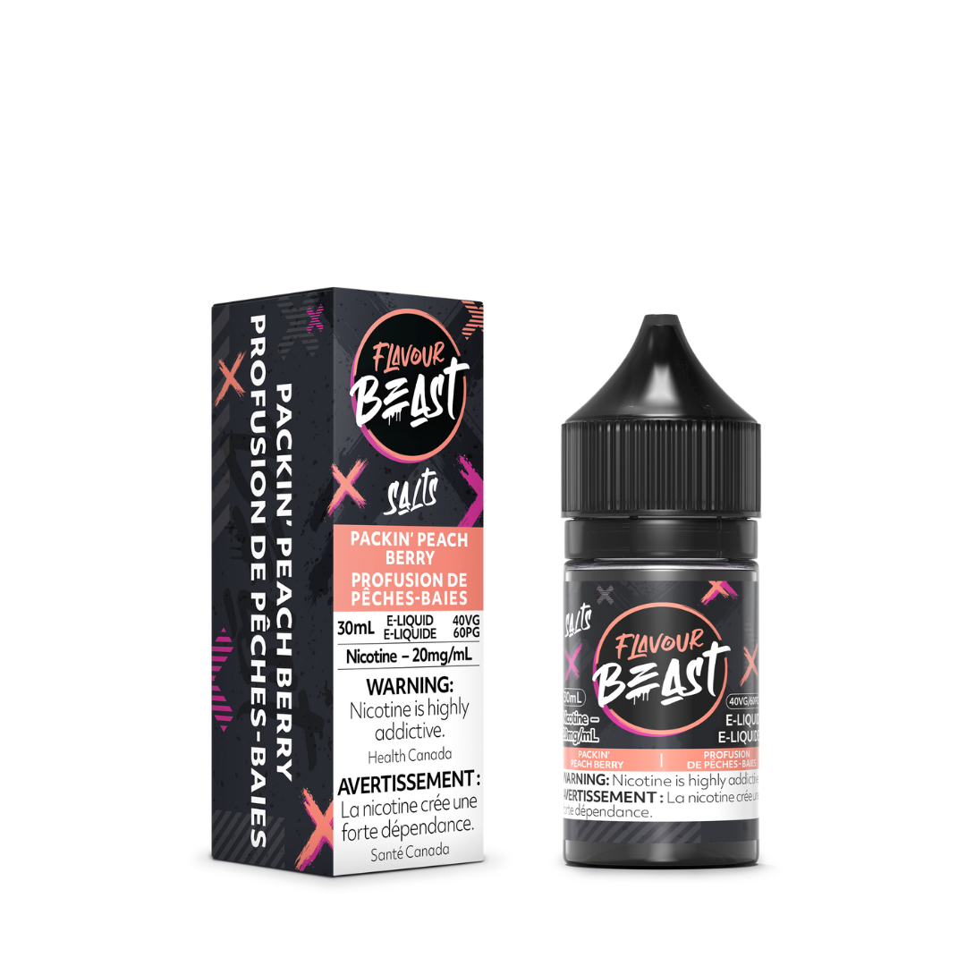 Flavour Beast Salt Nicotine Packin' Peach Berry