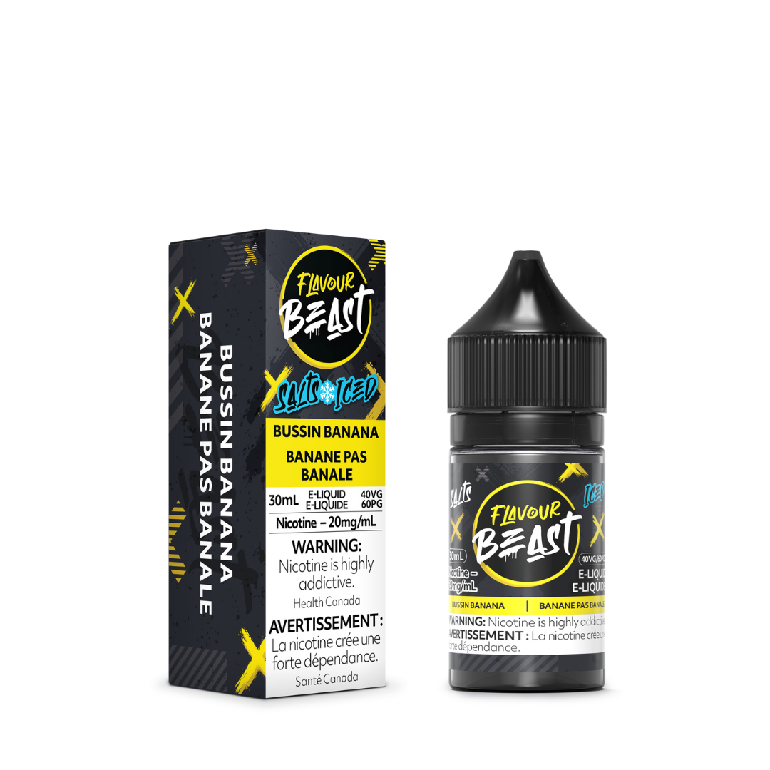 Flavour Beast Salt Nicotine Bussin' Banana Iced