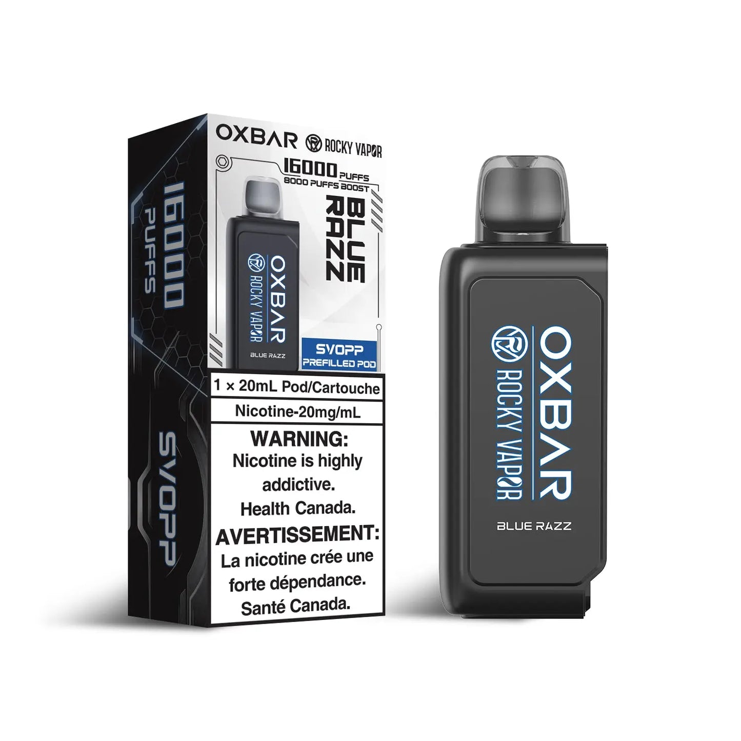 Svopp 1600K Disposable Pod Blue Razz