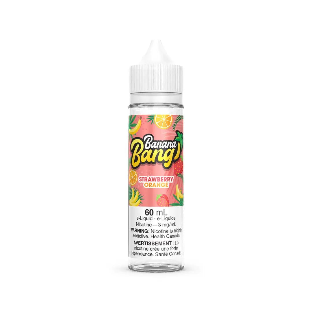 Banana Bang Strawberry Orange Freebase Nicotine Vape Juice