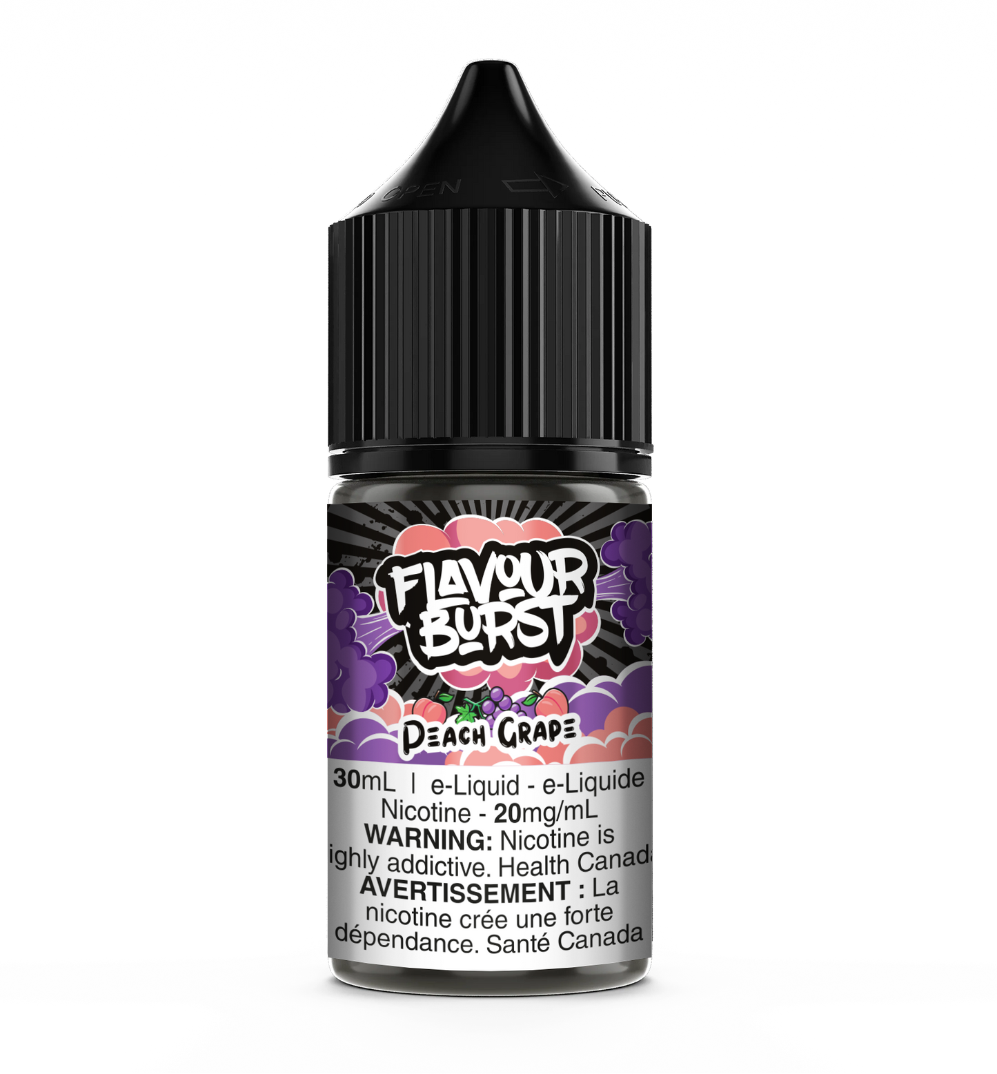 Flavor Burst Salts - Peach Grape