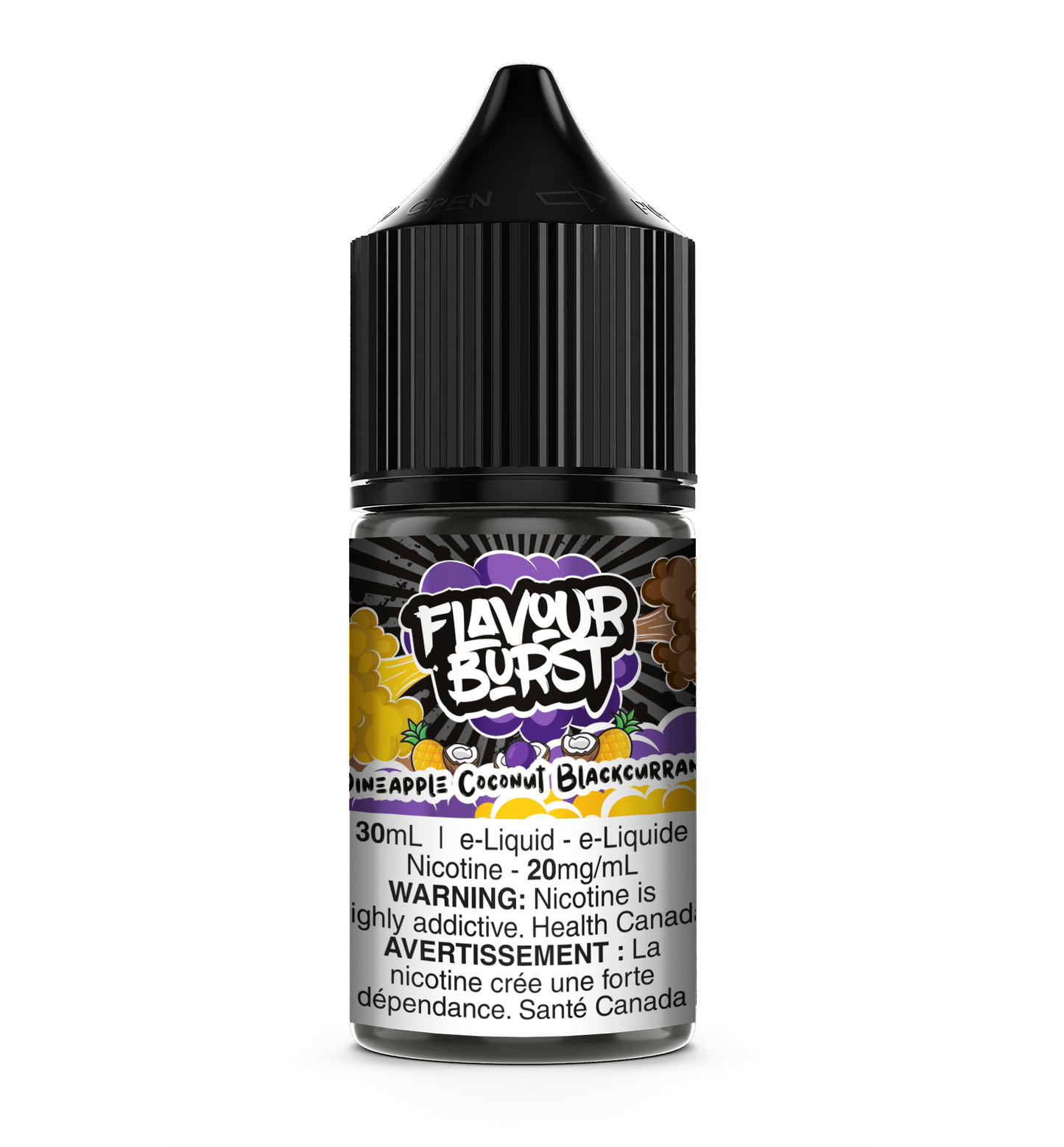Flavor Burst Salts - Pineapple Coconut Blackcurrant