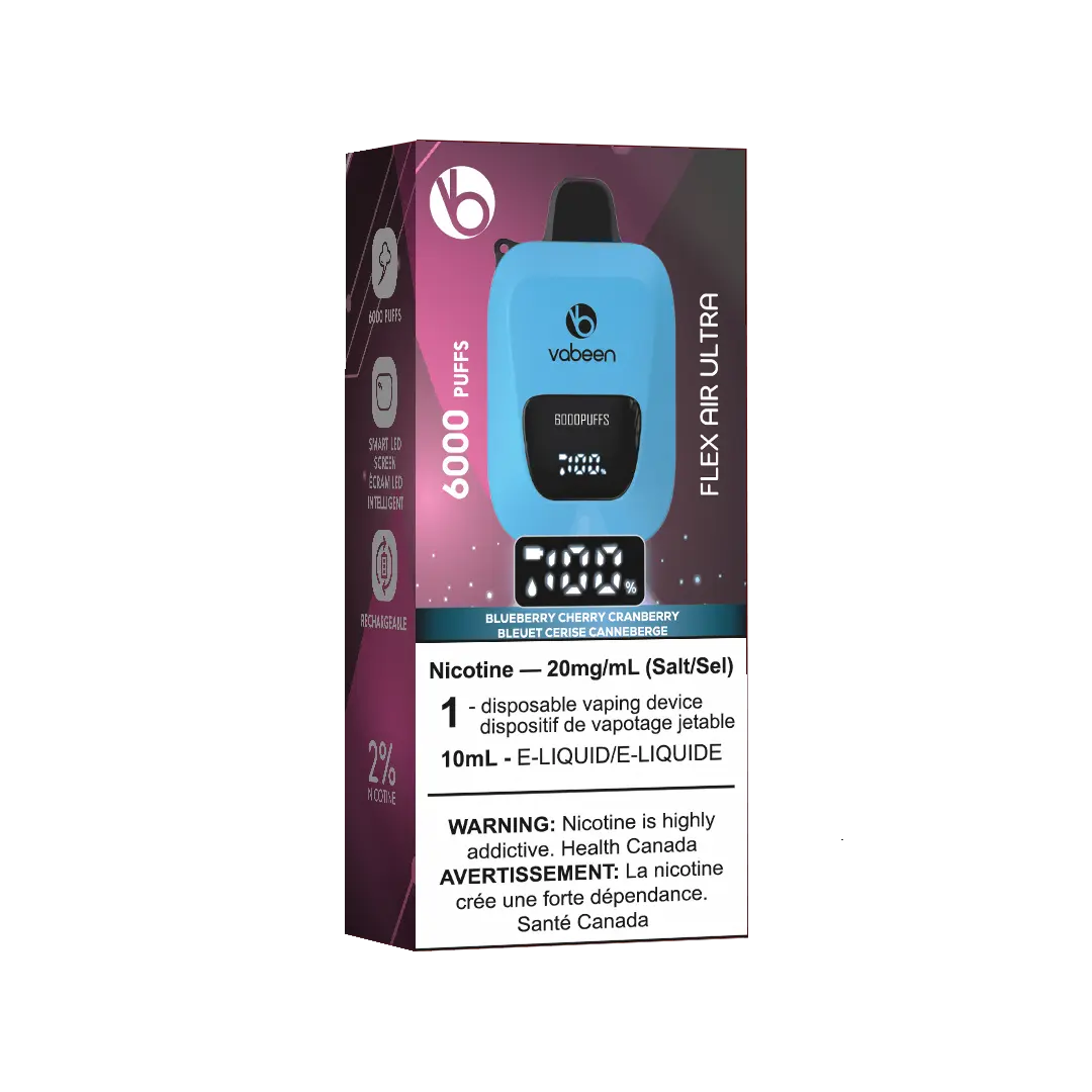 Flex Air Ultra Disposable Vape Blueberry Cherry Cranberry