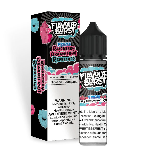 Flavour Burst Salts 60mL - Frozen Raspberry Dragonfruit Refresher vapeon-yeg
