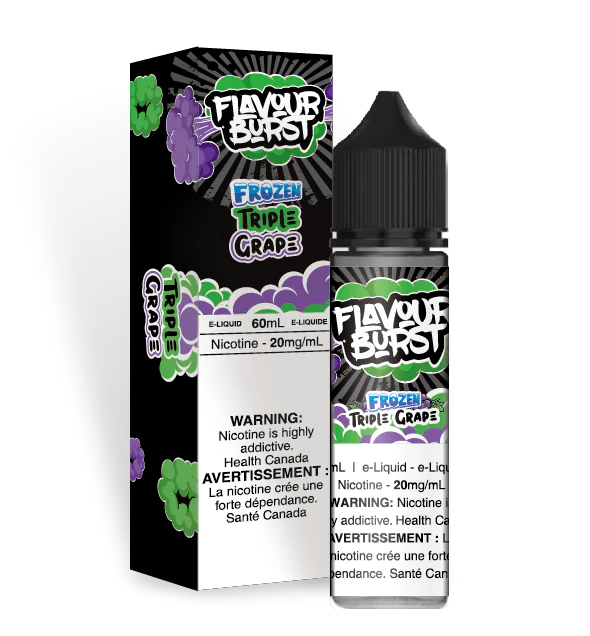 Flavour Burst Salts 60mL - Frozen Triple Grape vapeon-yeg