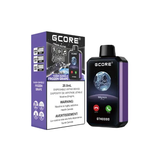 GCORE GT 40K Disposable Vape Frozen Grape