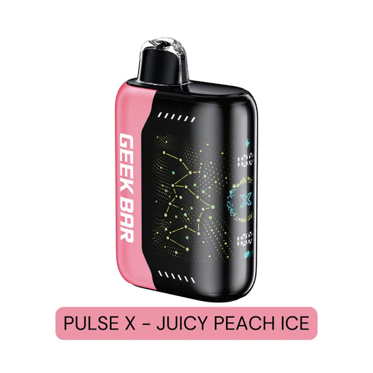 Geek Bar Pulse X Disposable Vape Juicy Peach Ice