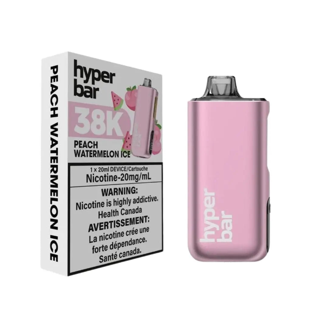Hyperbar BE38K Disposable Vape Peach Watermelon Ice