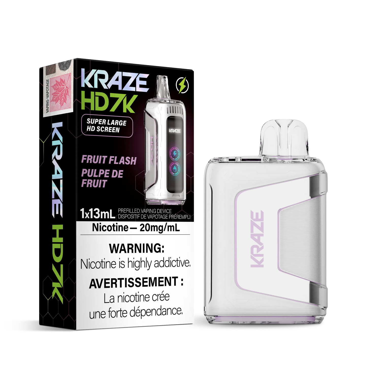 Kraze HD7K Disposable Vape Fruit Flash