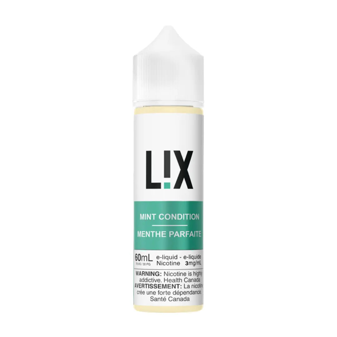Lix Mint Condition Freebase Nicotine Vape Juice