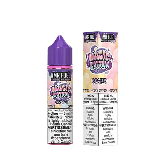 Mr Fog Magic Cotton Grape Freebase Nicotine Vape Juice