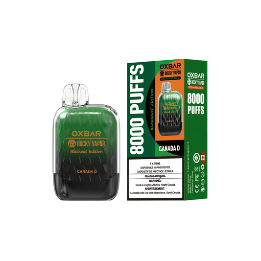 OXBAR G8000 Disposable Vape Canada D