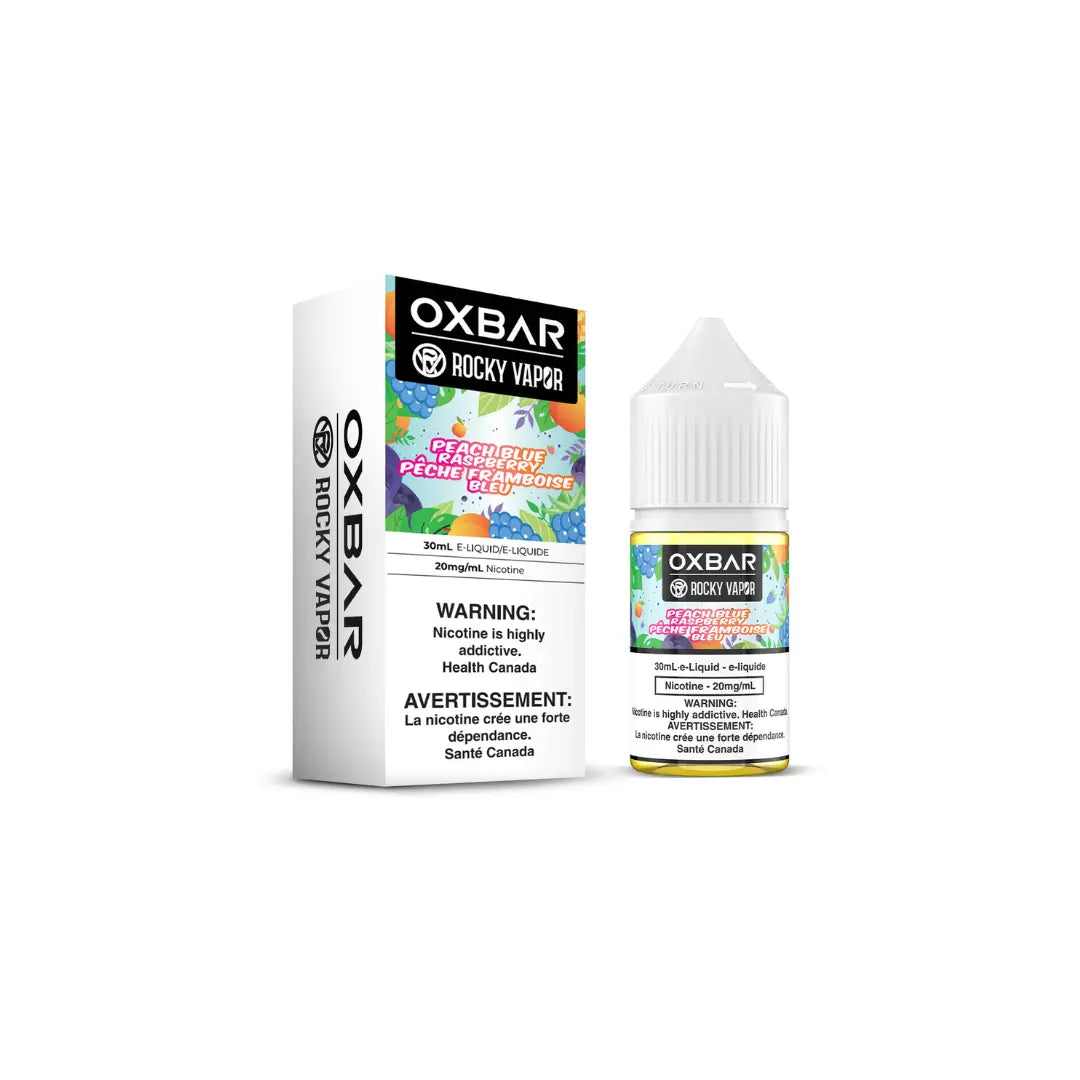 OxBar Peach Blue Raspberry Salt Nicotine Vape Juice 20 MG