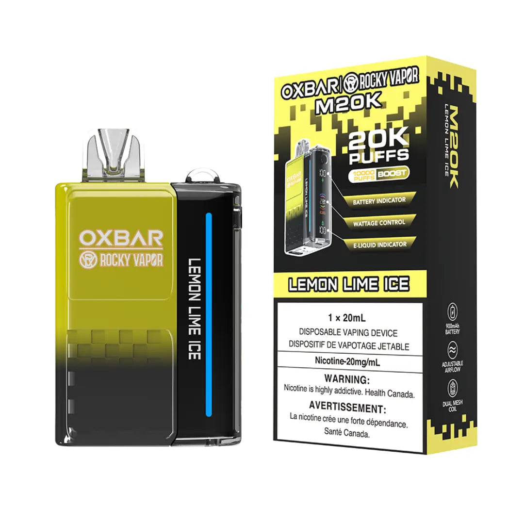 Oxbar M20k Disposable Vape Lemon Lime Ice
