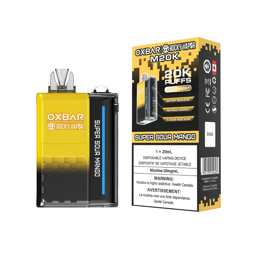 Oxbar M20k Disposable Vape Super Sour Mango