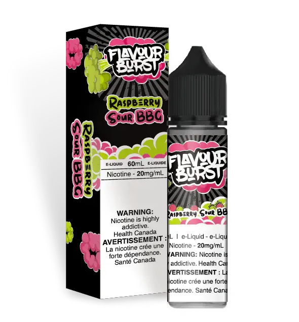 Flavour Burst Salts 60mL - Raspberry Sour BBG vapeon-yeg