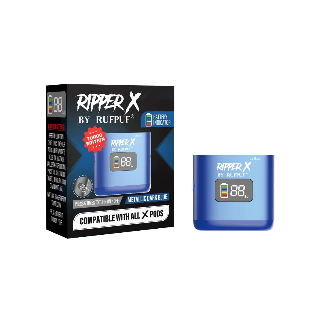 Ripper X Ultra Battery 1000Mah Metallic Dark Blue