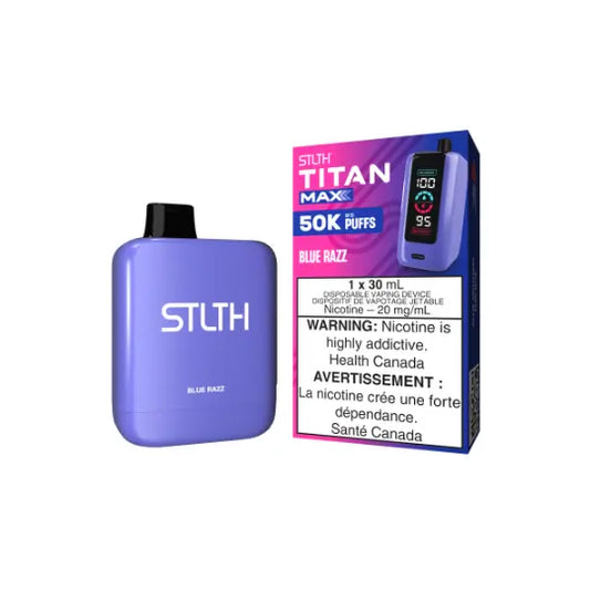 STLTH Titan Max 50K Disposable Vape Blue Razz