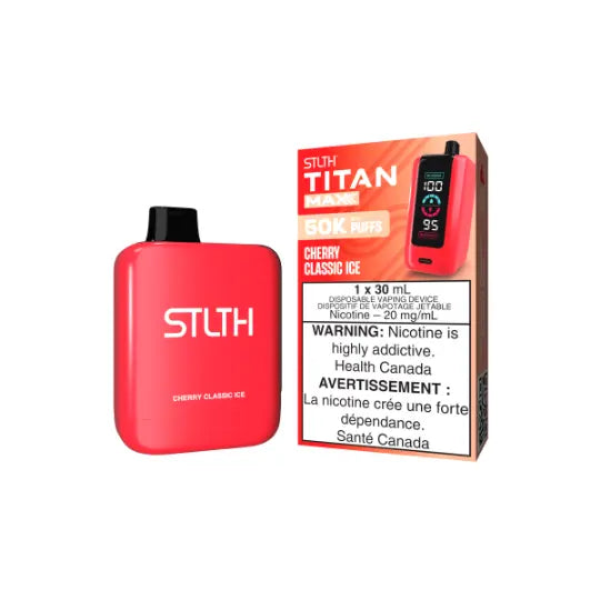STLTH Titan Max 50K Disposable Vape Cherry Classic Ice