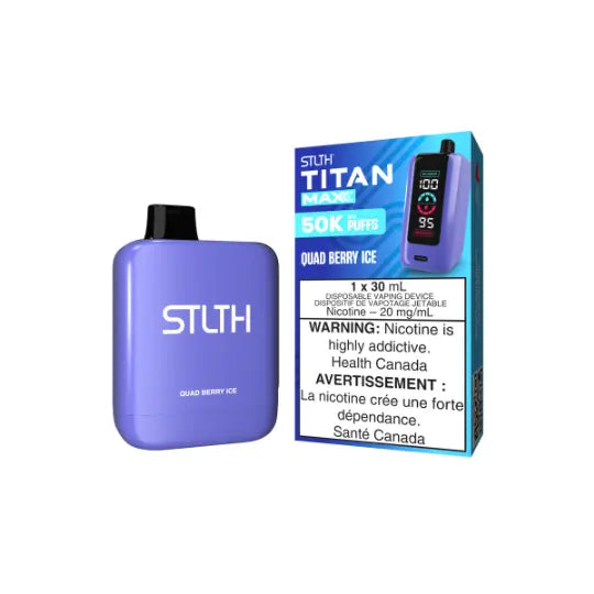 STLTH Titan Max 50K Disposable Vape Quad Berry Ice