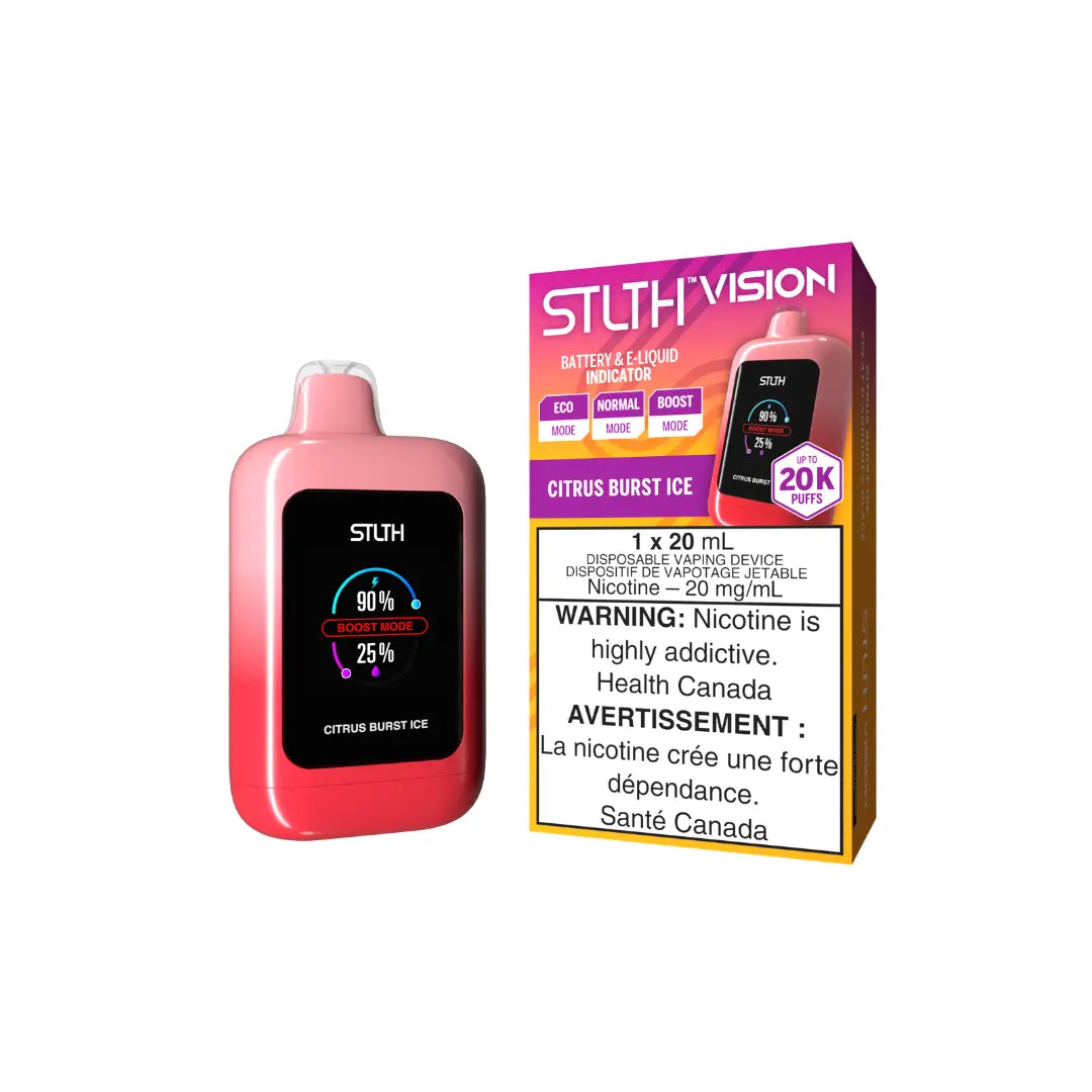 STLTH Vision 20K Disposable Vape Citrus Burst Ice