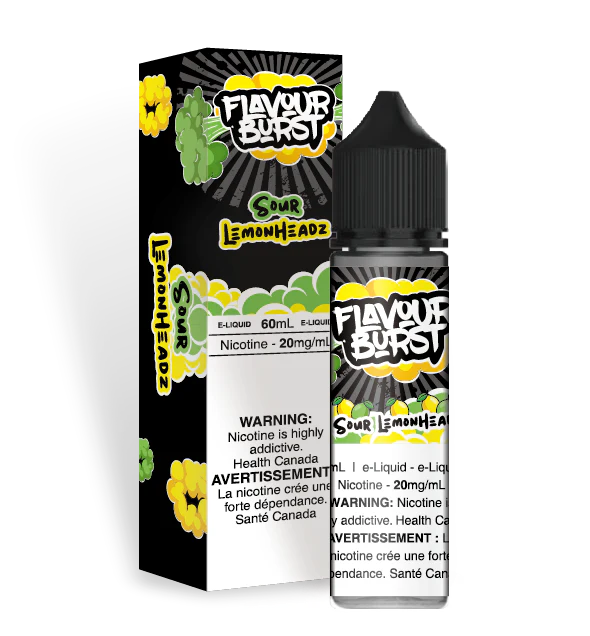 Flavour Burst Salts 60mL - Sour LemonHeadz vapeon-yeg