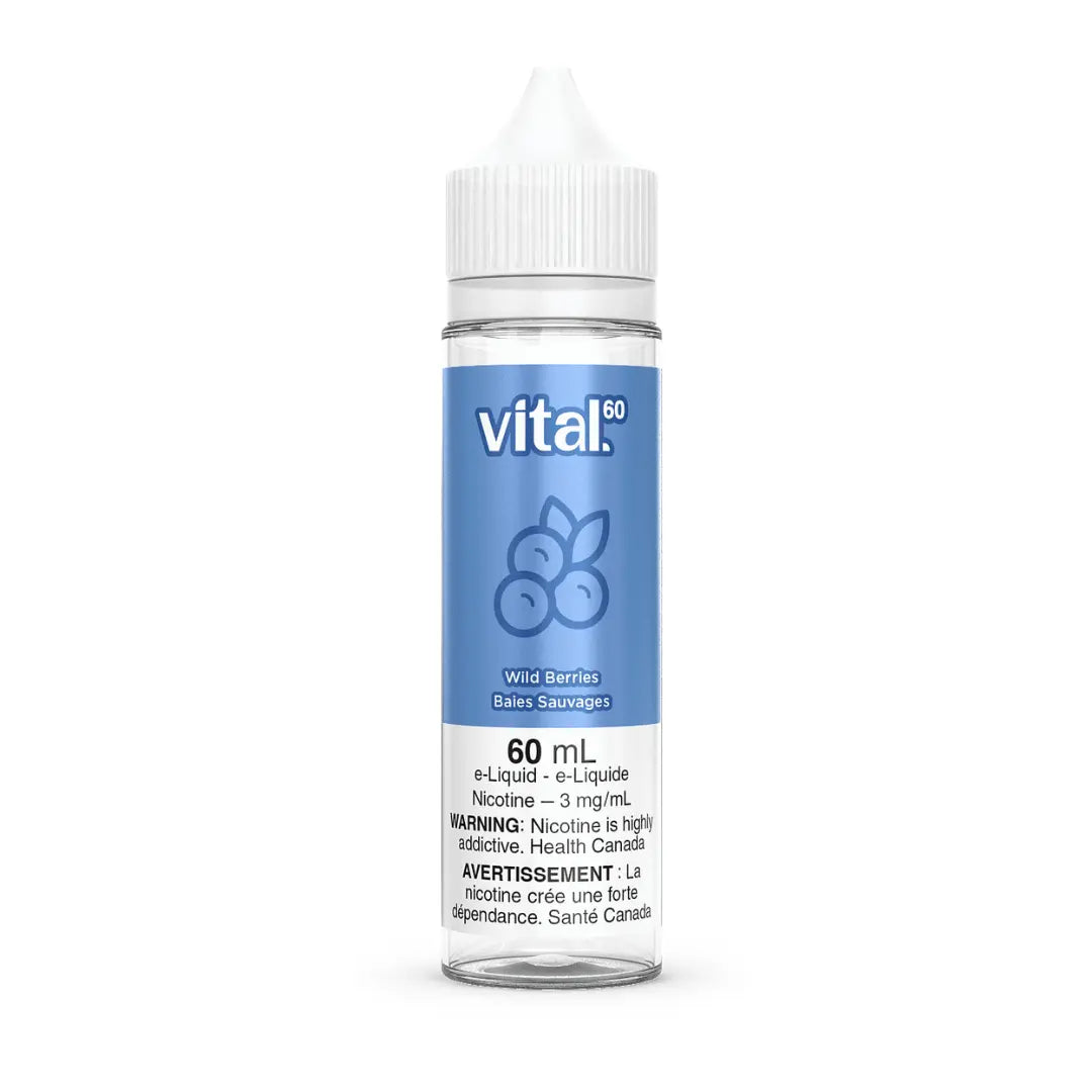 VItal 60 Wild Berries Freebase Nicotine Vape Juice