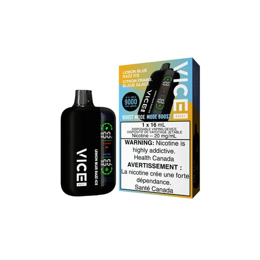 Vice Boost 9K Disposable Vape Lemon Blue Razz Ice