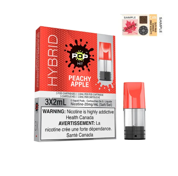 Hybrid Pop Hit Disposable Pod Peachy Apple