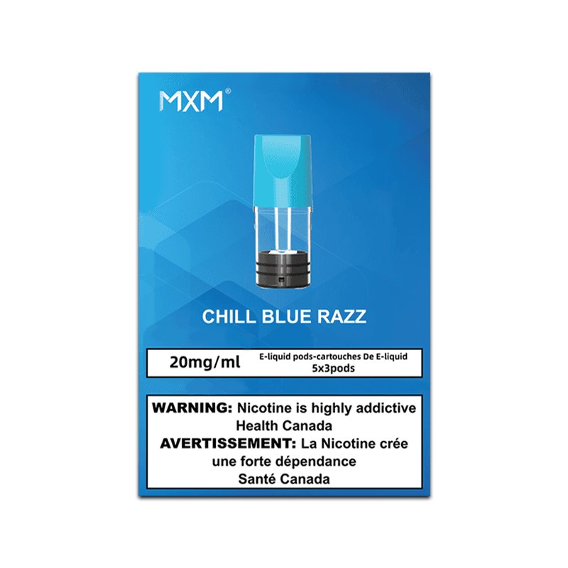 MXM Disposable Pods Chill Blue Razz