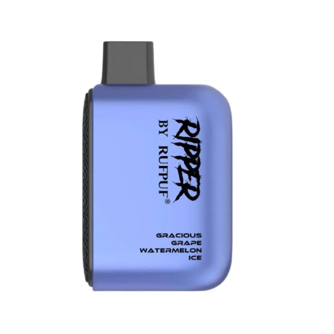 Ripper By RUFPUF 6K Disposable Vape Gracious Grape Watermelon Ice