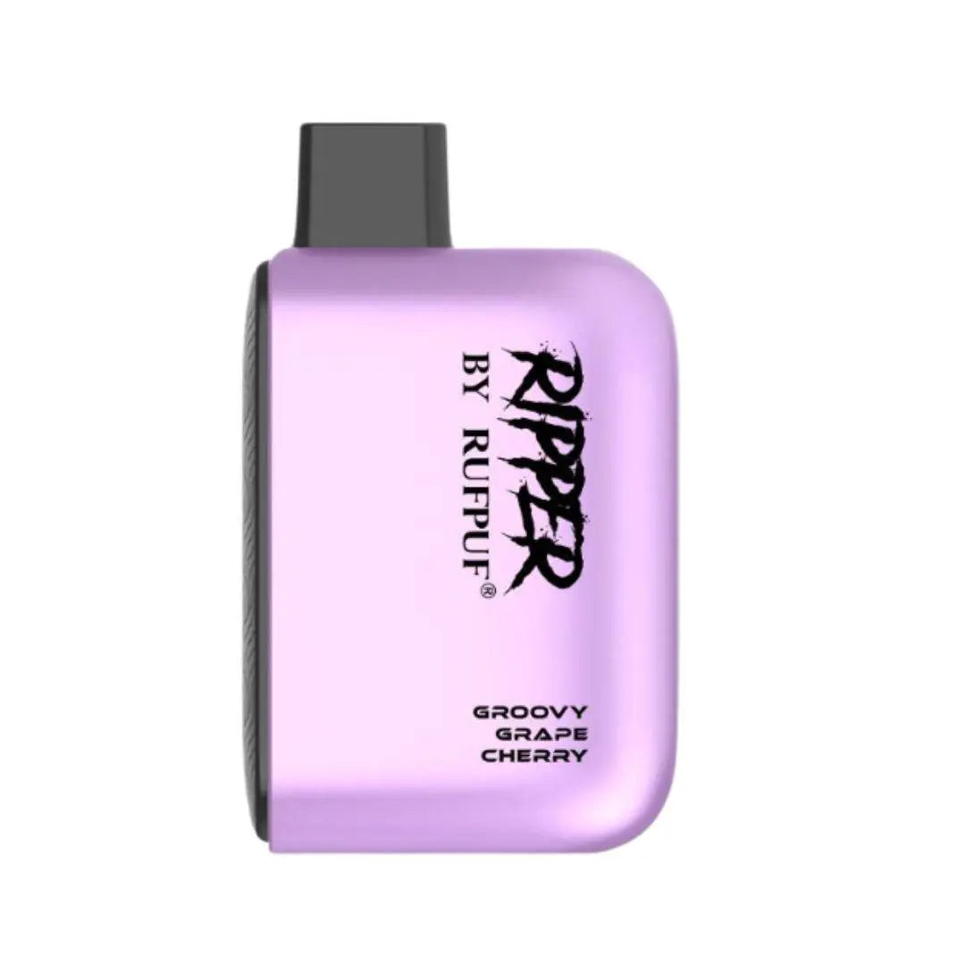 Ripper By RUFPUF 6K Disposable Vape Groovy Grape Cherry