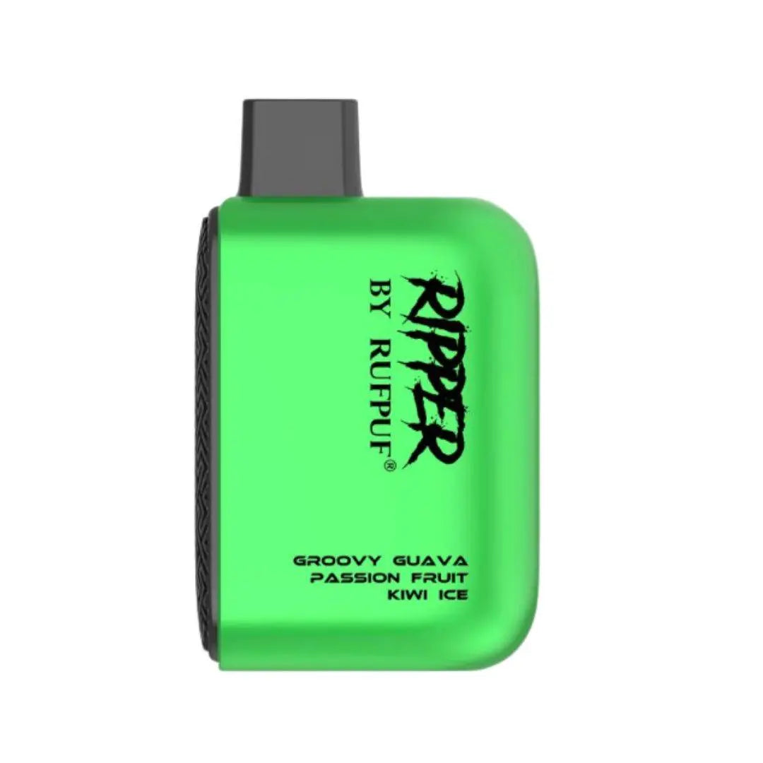 Ripper By RUFPUF 6K Disposable Vape Groovy Guava Passion Fruit Kiwi Ice