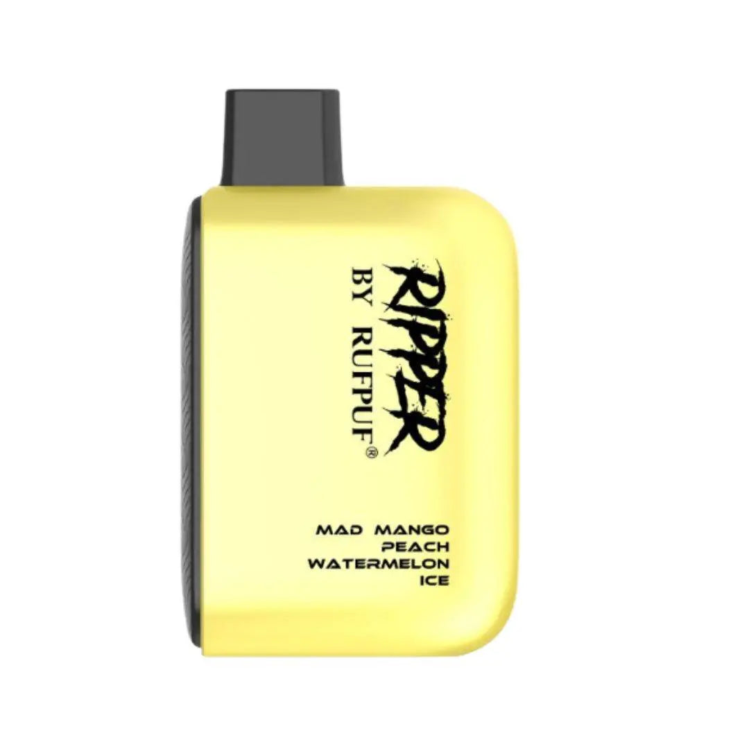 Ripper By RUFPUF 6K Disposable Vape Mad Mango Peach Watermelon Ice