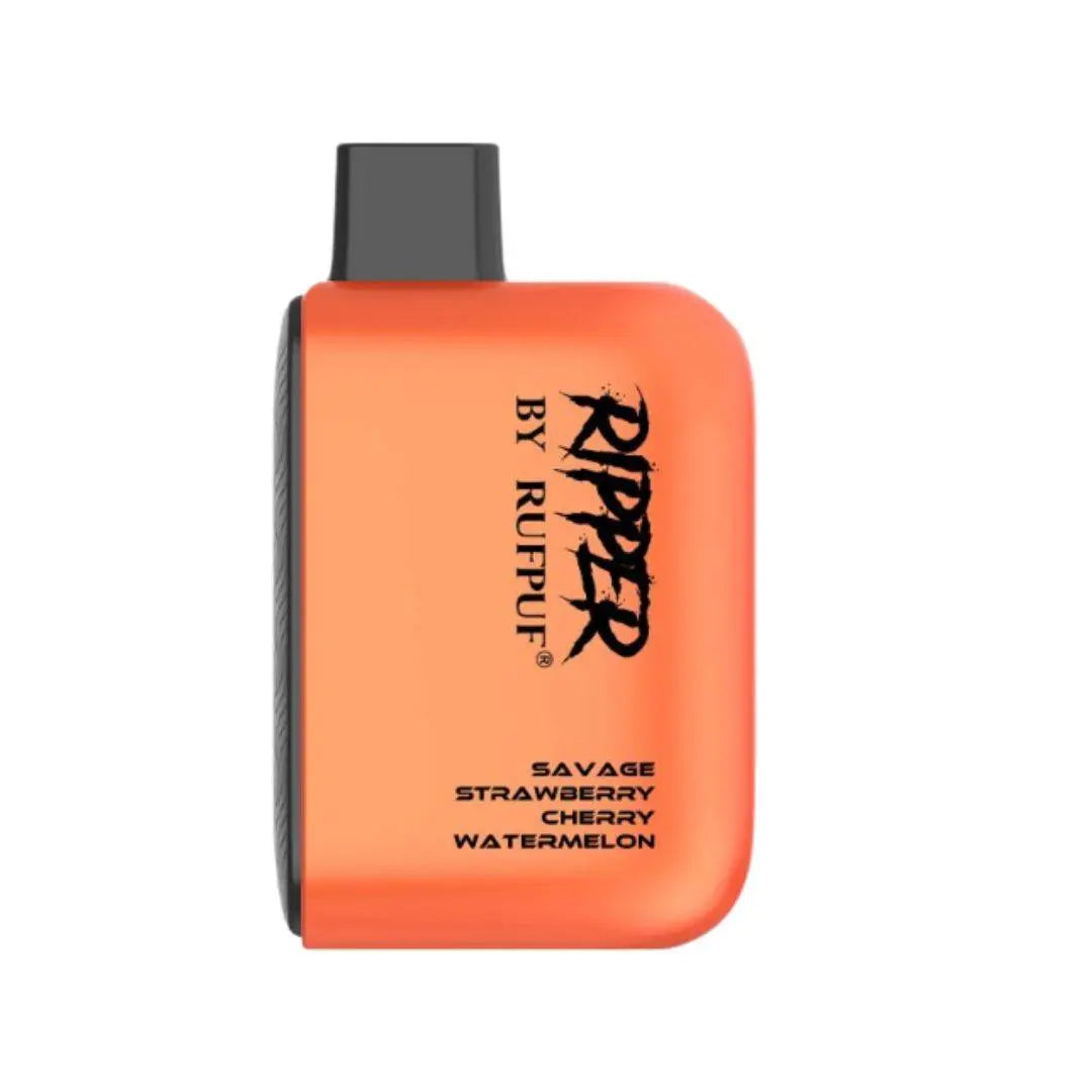 Ripper By RUFPUF 6K Disposable Vape Savage Strawberry Cherry Watermelon