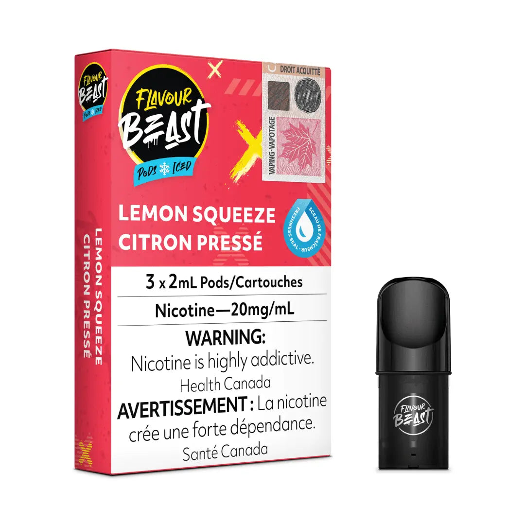 Stlth X Flavour Beast Disposable Pod Lemon Squeeze