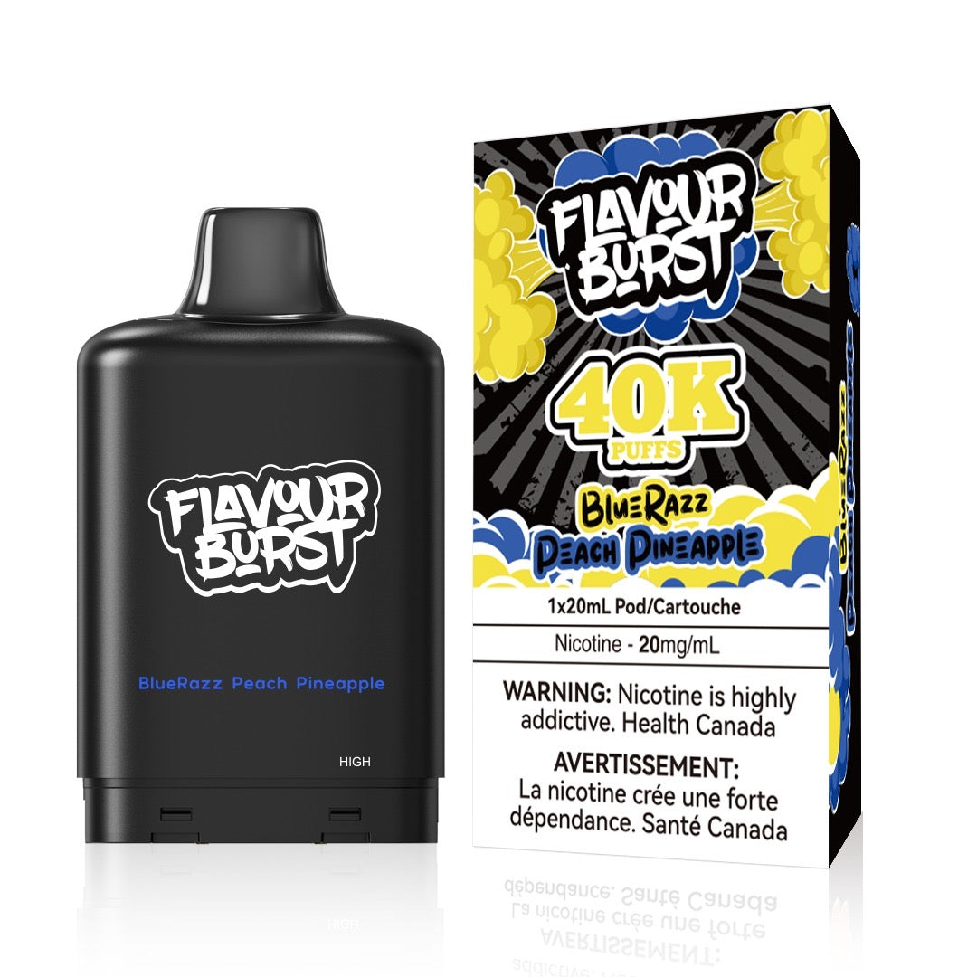 Burst X Pods 40K -  Bluerazz Peach Pineapple