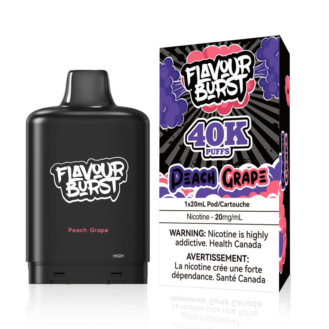 Burst X Pods 40K -  Peach Grape