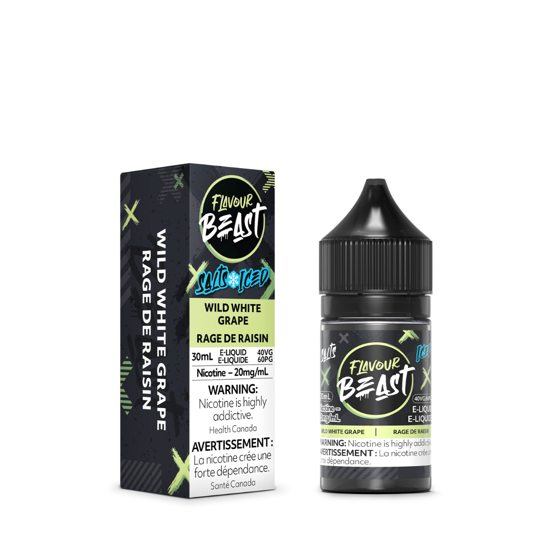 Flavour Beast Salt Nicotine Wild White Grape Iced