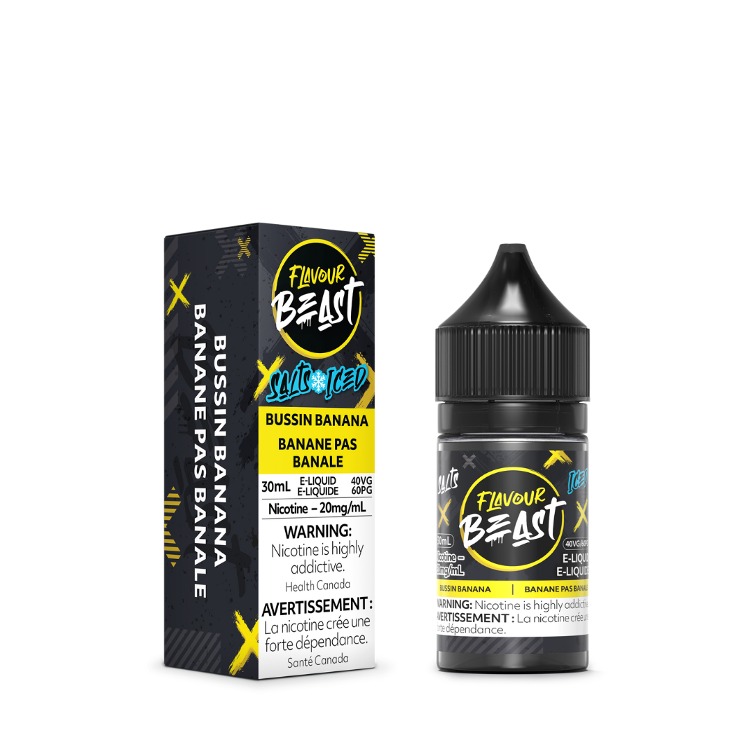 Flavour Beast Salt Nicotine Bussin' Banana Iced 