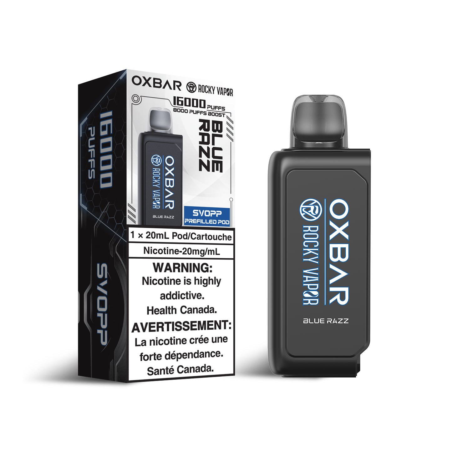 Svopp 1600K Disposable Pod Blue Razz