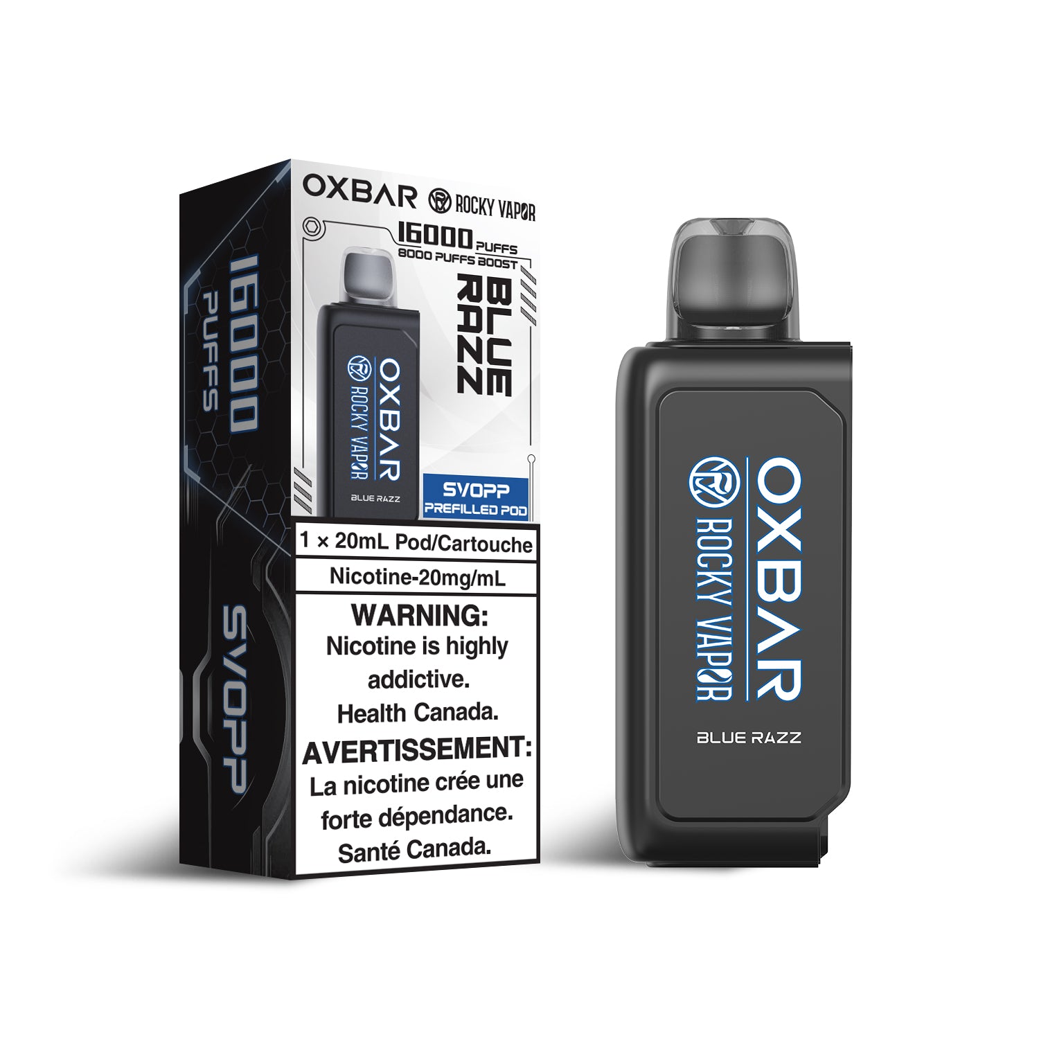 Svopp 1600K Disposable Pod Blue Razz