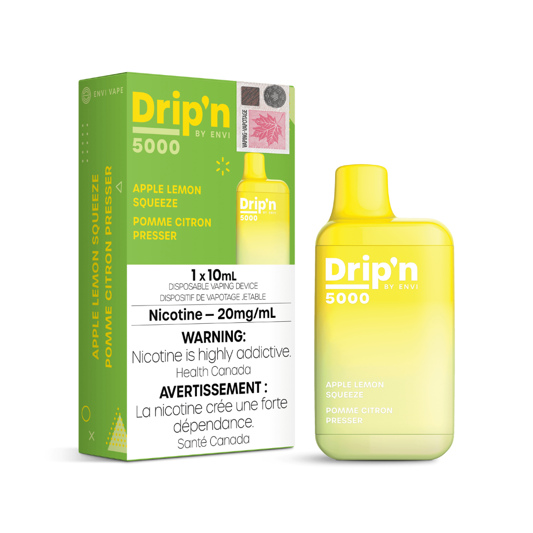 Drip'n By Envi 5K Disposable Vape Apple Lemon Squeeze
