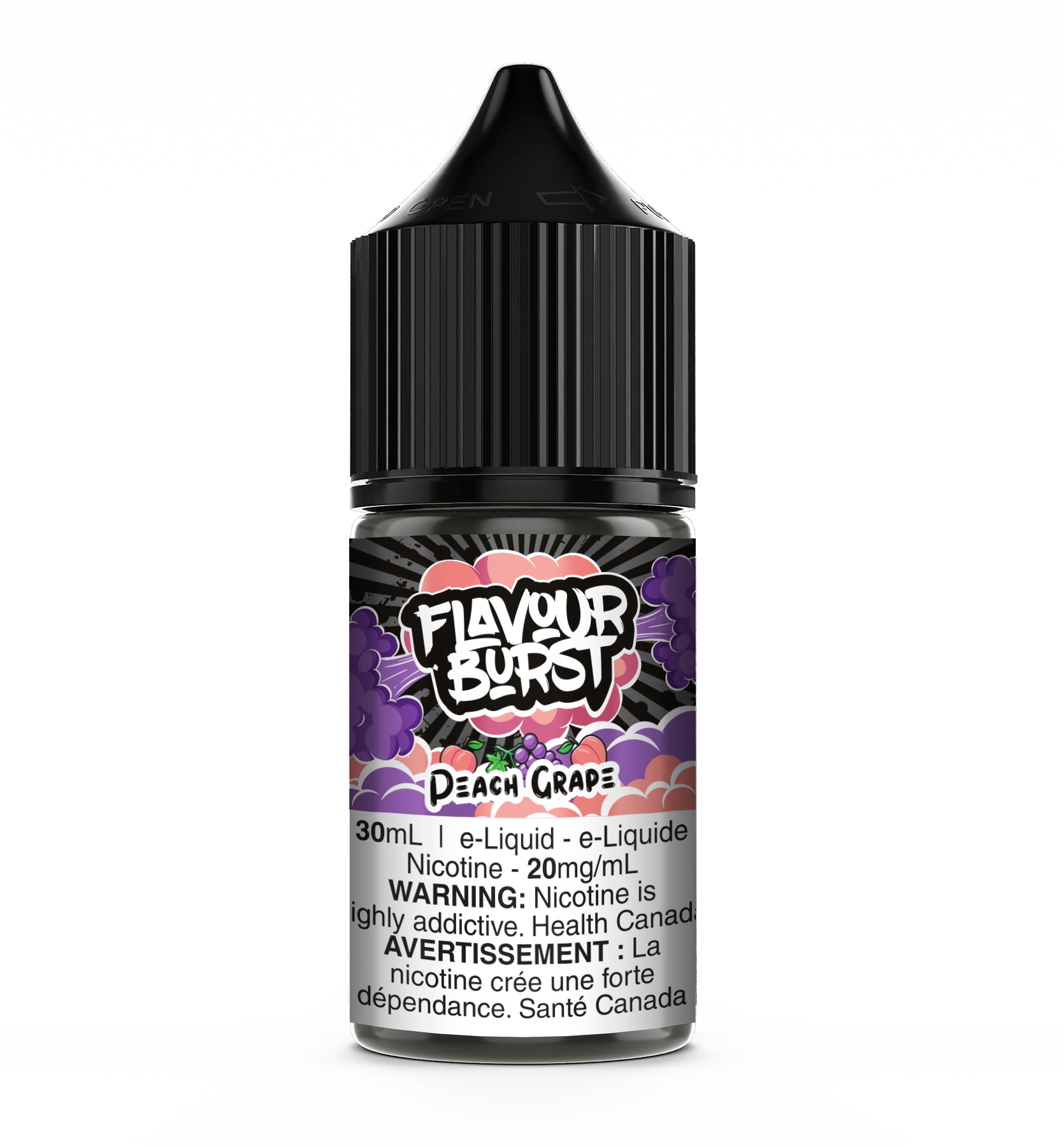 Flavor Burst Salts -  Peach Grape