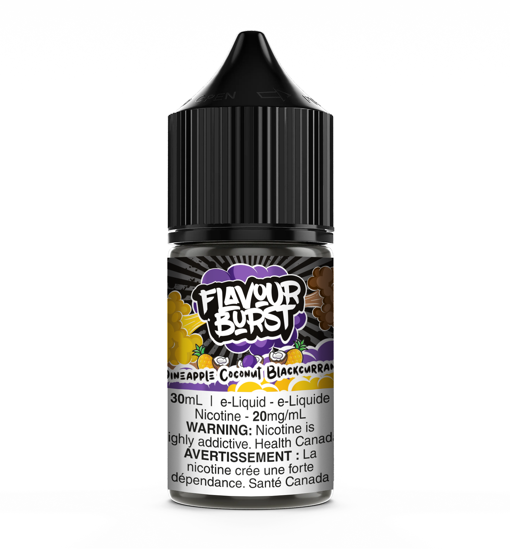 Flavor Burst Salts -  Pineapple Coconut Blackcurrant