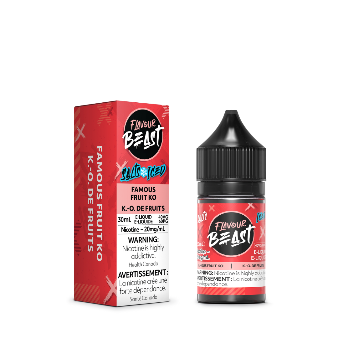 Flavour Beast Famous Fruit K.O Iced Salt Nicotine Vape Juice