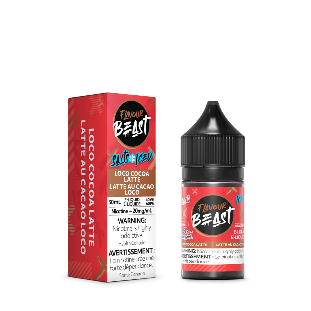 Flavour Beast Loco Cocoa Latte Iced Salt Nicotine Vape Juice