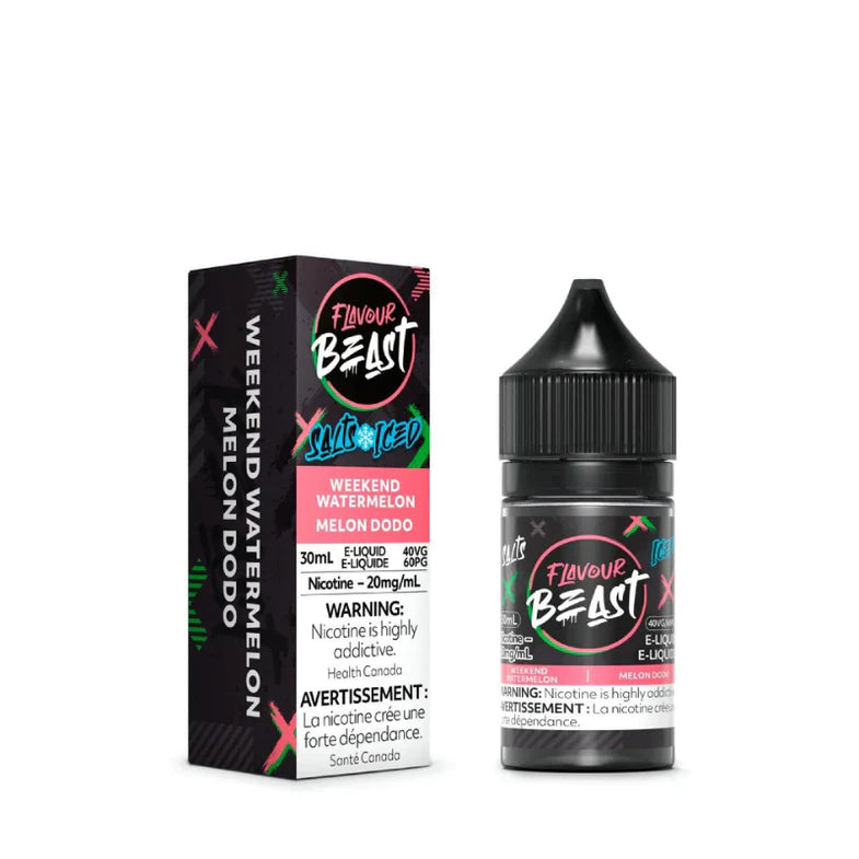 Flavour Beast Weekend Watermelon Iced Salt Nicotine Vape Juice