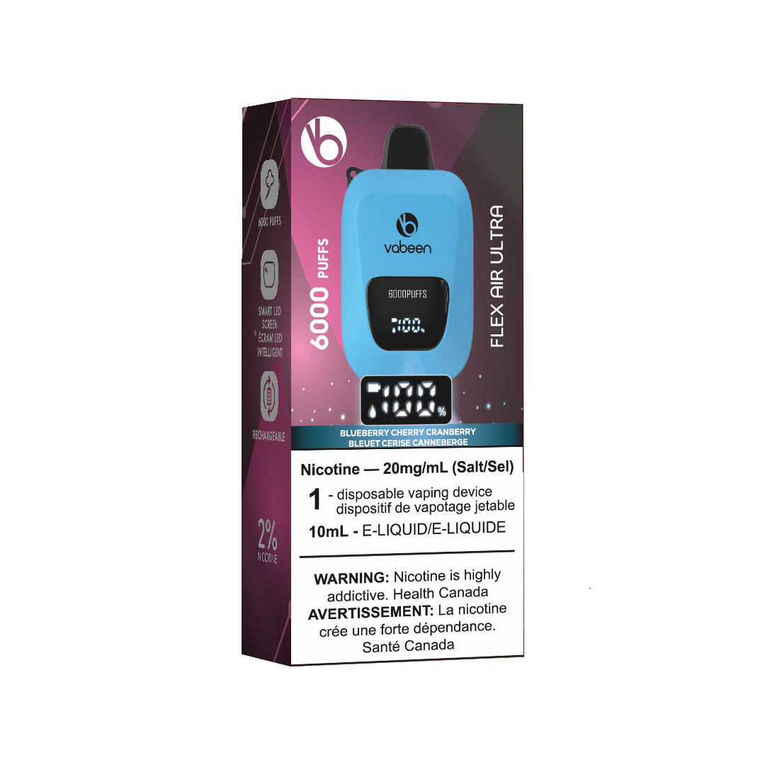 Flex Air Ultra Disposable Vape Blueberry Cherry Cranberry